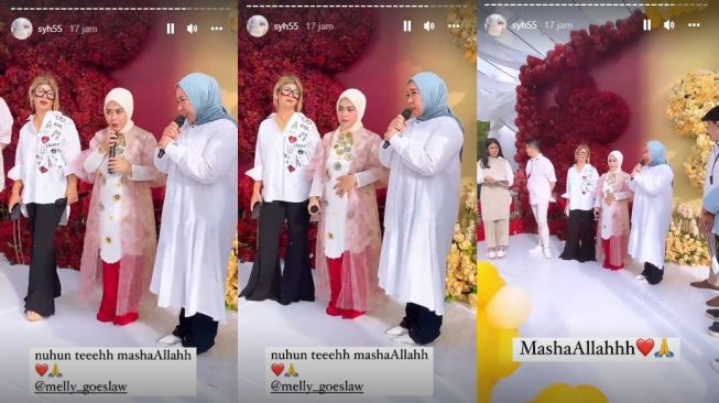 Momen Tasyakuran 4 Bulan Kehamilan Aisyahrani (Instagram/@syh55)