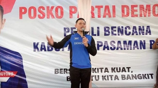 AHY Sebut Kunjungan Korban Gempa di Sumbar Tak Sekait Pilpres