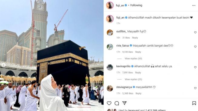 Fuji umrah (instagram.com)