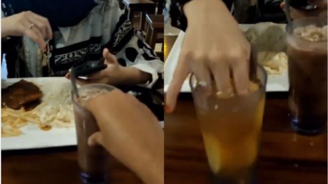 Bikin Konten Masukkan Tangan ke Minuman Masing-masing Pasangan, Sejoli ini Dikecam Publik: Jorok