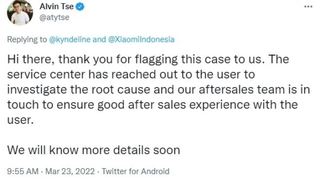 Cuitan respons Xiaomi dari Mi 11 Ultra meledak. [Twitter]