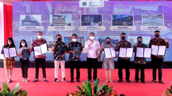 Bangun Kota secara Gotong Royong, 46 Hotel Surabaya Komitmen Gunakan Produk UMKM