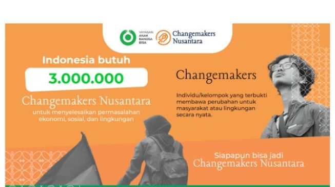 Gerakan Changemakers Nusantara  Demi Ciptakan Perubahan Nyata