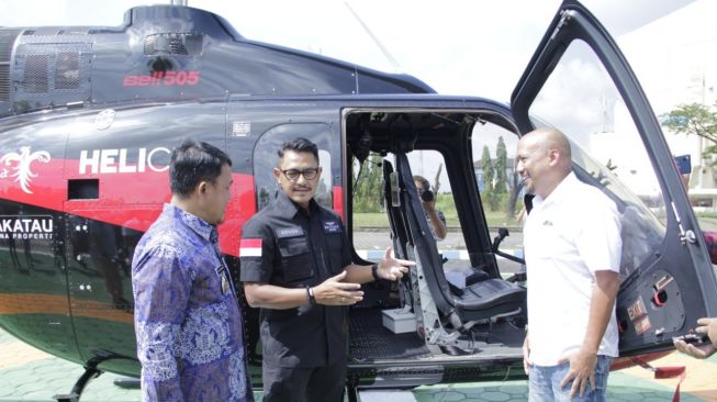 Super Cepat! Cilegon-Bandara Soetta Bisa Ditempuh 25 Menit Naik Helicity