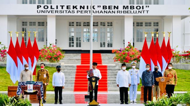 Resmikan Politeknik Unhan di NTT, Jokowi: Mudah Diakses Masyarakat Pulau Terluar