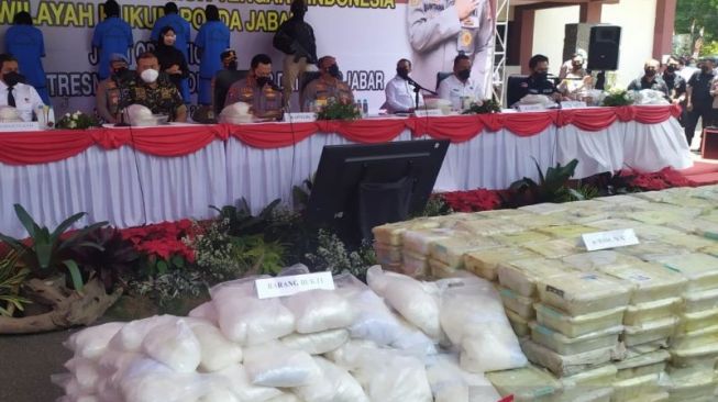 Kapolri Sebut Pengungkapan Kasus Sabu Senilai Rp 1,43 Triliun di Pangandaran Selamatkan 5 Juta Jiwa