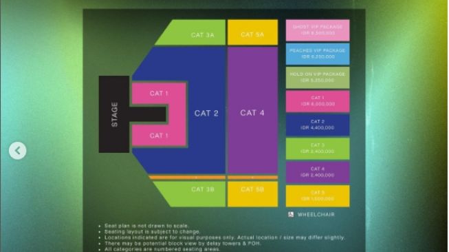 Harga tiket konser Justin Bieber [Instagram/@pkentertainment.id]