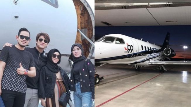 Potret Privat Jet Yang Sempat Dimiliki Gilang Juragan 99 (Instagram/@juragan_99)