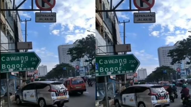 Waduh! Mobil Dishub Keciduk Parkir di Bawah Plang Larangan, Warganet: Kok Enggak Diderek?