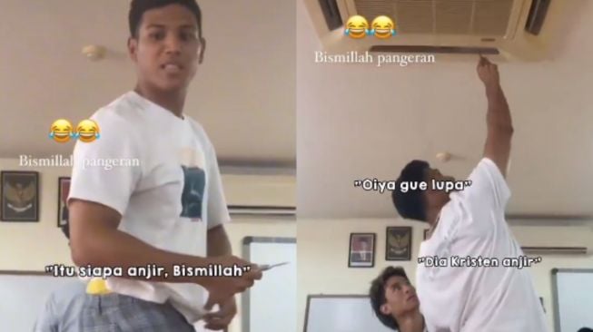 Lupa suruh teman beragama non muslim bilang bismillah (TikTok itsmedalgom._)