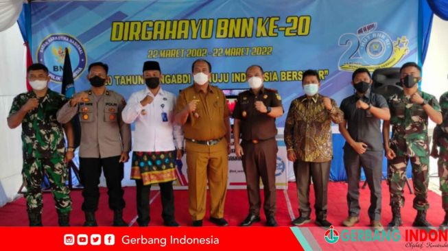 HUT BNN ke-20, Wabup Asahan Komitmen Dukung Pemberantasan Narkoba