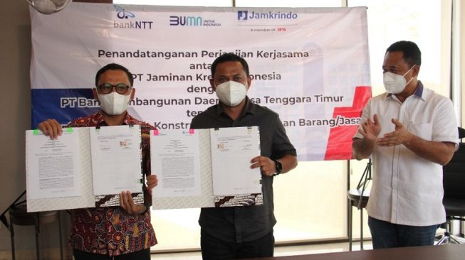 Jamkrindo dan Bank NTT Tandatangani Kerjasama dengan Potensi Penjaminan Senilai Rp 250 Miliar