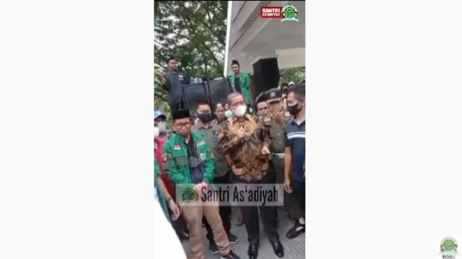 Demo menolak kehadiran Ustadz Firanda di Kabupaten Wajo, Sulawesi Selatan [SuaraSulsel.id/Istimewa]