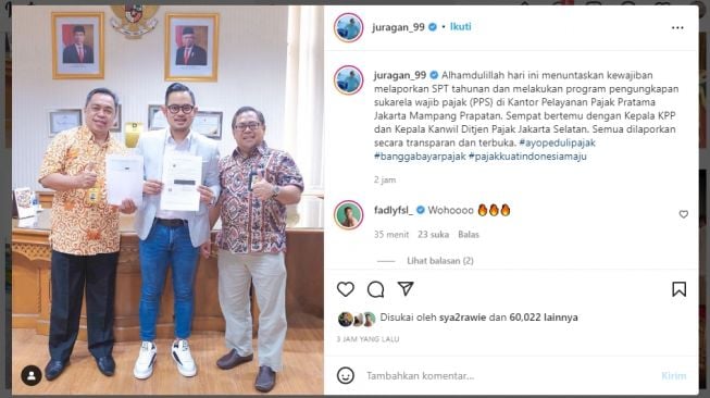 Juragan 99 ke Kantor Pajak, Lapor SPT dan Ikut Tax Amnesty, Fadly Faisal Kegirangan