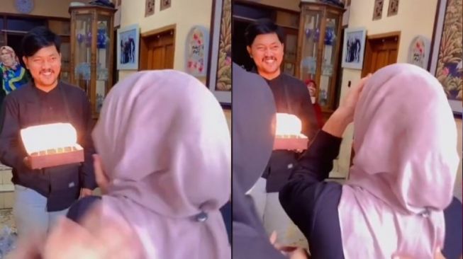 Enggak Kaleng-Kaleng, Sedang Ulang Tahun Perempuan Ini Dihadiahi Kedatangan Keluarga Besar Pacar