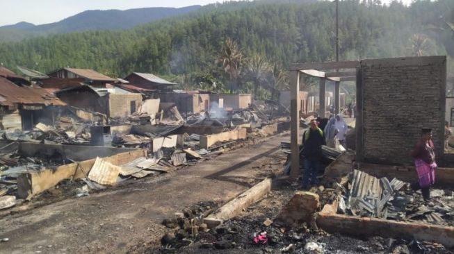 Kebakaran Hebat di Gayo Lues, Puluhan Rumah Ludes Terbakar