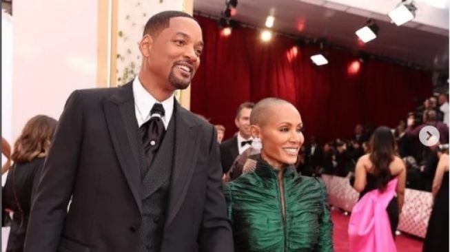 Will Smith dan Jada Pinkett Smith di Oscar 2022. (Instagram/@Theacademy)