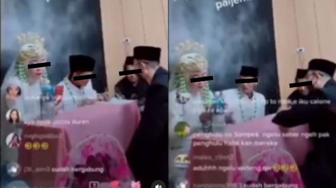 Viral! Ijab Kabul Serasa Candaan, Pengantin Wanita Cengengesan Asik Main HP Sendiri, sampai Lakukan Video Call