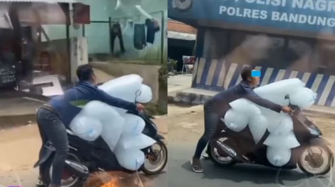 Ngabubutips: Cara Aman Bawa Barang di Dek Motor Matik agar Tidak Mudah Terjatuh