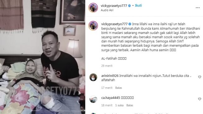 Unggahan Vicky Prasetyo [Instagram/@vickyprasetyo777]