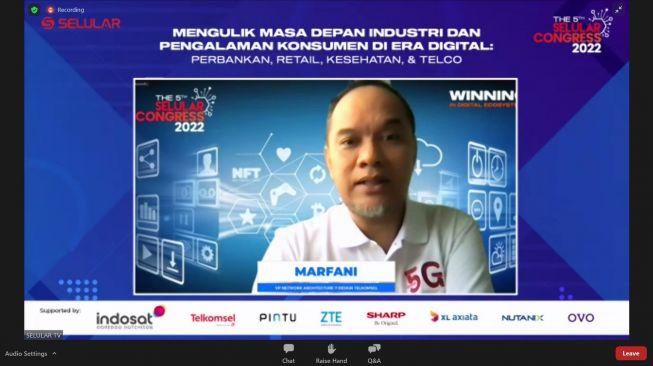 Vice President Network Architecture and Design Telkomsel, Marfani. [Screenshot] 