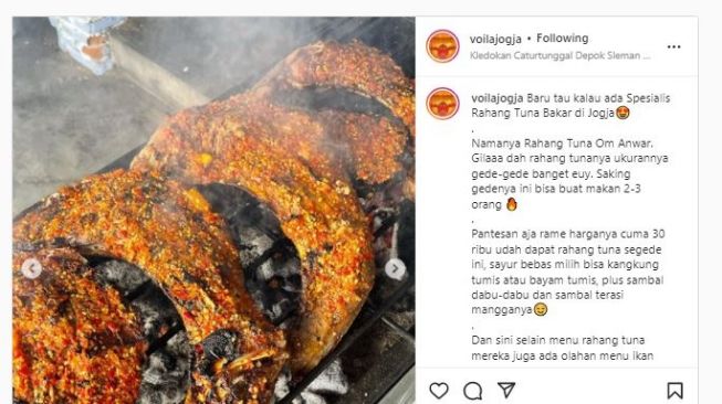 Restoran Ini Jadi Spesialis Rahang Tuna di Jogja, Kenikmatannya Siap Menggoyang Lidah