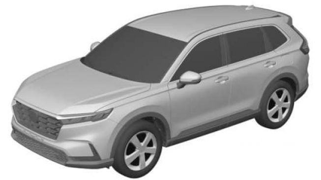 Gambar paten Honda CR-V hybrid 2022 [Paultan].