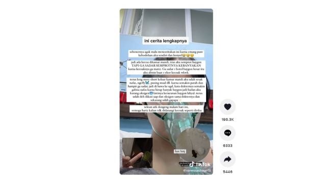 Niat bunuh kecoa, berujung ke UGD. [TikTok]