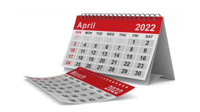 Merah 2022 april tanggal bulan Bukan Hanya