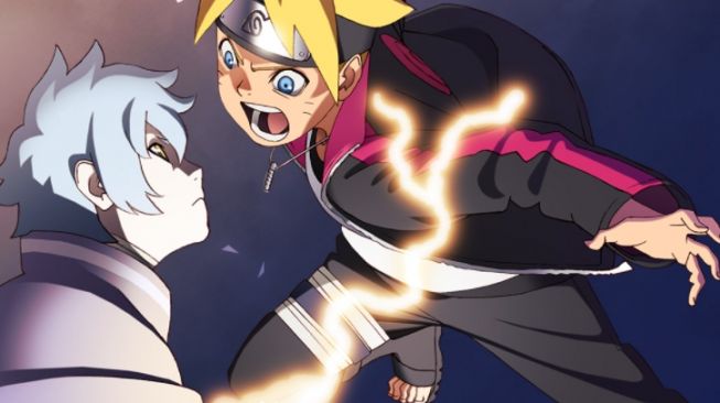 CERITA LENGKAP MANGA BORUTO 64  Control  - Pertarungan Epic