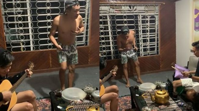 Viral Pemuda Main Musik Bareng, Penampakan Drum Antimainstrem Bikin Salfok