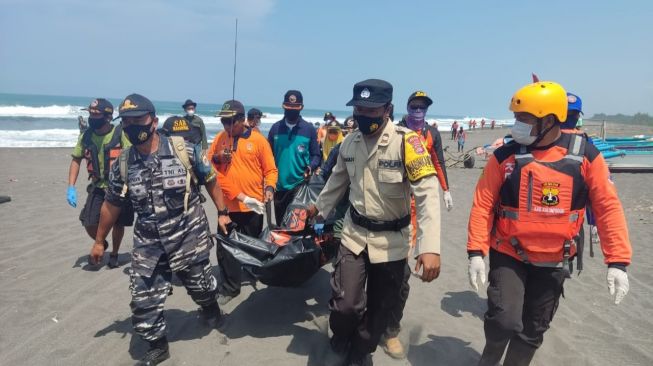 Satu Korban Laka Laut Pantai Glagah Ditemukan, Berjarak 1 Kilometer dari Lokasi Kejadian