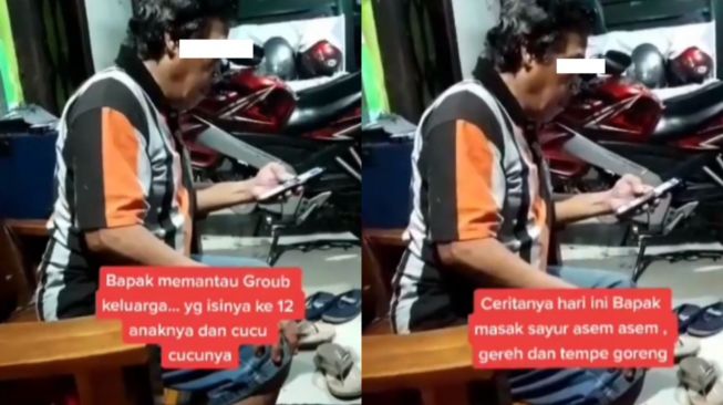 Seorang Ayah 'Ngode' Kirim Foto Masakan ke Grup Keluarga, Anak Cucu Tak Ada yang Respon dan Datang, Warganet Iba