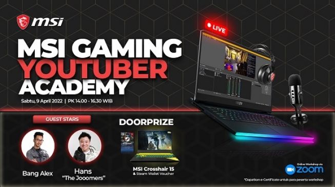 MSI Gaming YouTuber Academy. [MSI Indonesia] 