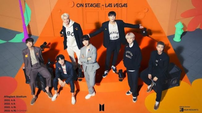 Penonton Konser BTS 'Permission To Dance' di Las Vegas Wajib Pakai Masker!