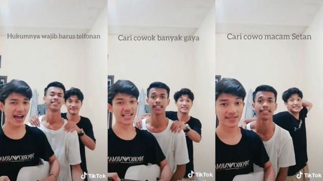 Lirik lagu Kopi Ayang kreativitas dari tiga cowok (TikTok kepalakbapakkauu)