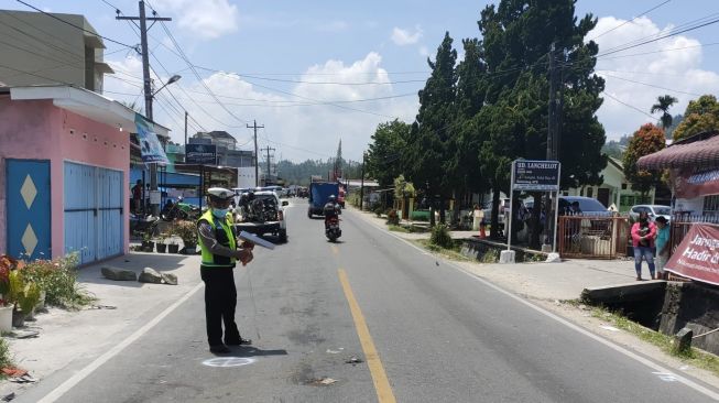 Kecelakaan Mengerikan, Dua Motor Laga Kambing di Sumut, 1 Tewas