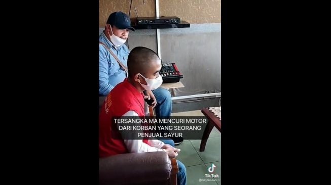 Maling Motor Ini Akhirnya Dibebaskan dan Dimaafkan, Alasan di Baliknya Bikin Mewek. (Dok: TIkTok/kejaksaan.ri.)