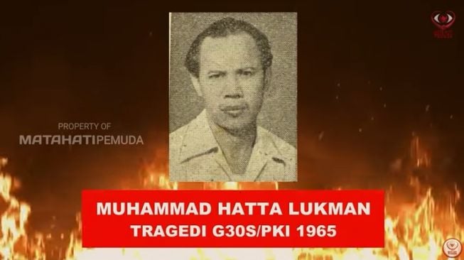 Tangkapan layar Tokoh PKI Muhammad Hatta Lukman. [YouTube/Matah Hati Pemuda]