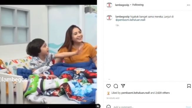 Raffi Ahmad dan Nagita Slavina demam Business Proposal (instagram.com)