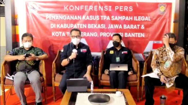 Tetapkan Tersangka Baru Kasus TPS Ilegal di Tambun Selatan, Ditjen Gakkum KLHK: Kami Tahan di Rutan Bareskrim