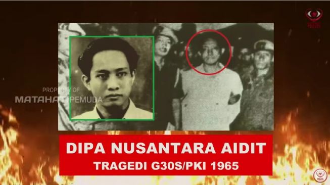 Tangkapan layar Tokoh PKI Dipa Nusantara Aidit atau DN Aidit. [YouTube/Matah Hati Pemuda]