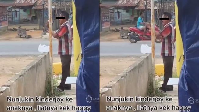 Momen Pria Tua Vidcall Tunjukan Snack di Pinggir Jalan, Diduga untuk Anak Bikin Publik Terharu: Video Mengandung Bawang