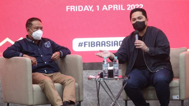 Terus Mendukung Basket Indonesia, Menteri Erick Ucapkan Terima Kasih kepada Menpora