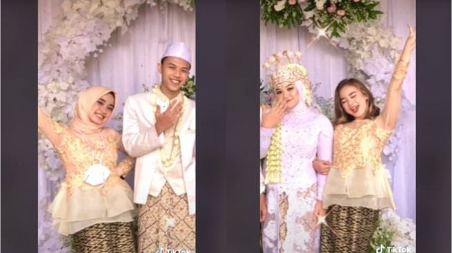 Wanita Ini Cuma Punya 2 Bridesmaid saat Menikah, Alasannya Panen Pujian (tiktok.com/ichazetaa)