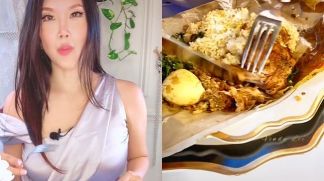 Chef Cantik Ini Makan Nasi Padang Pakai Cara Elegan, Warganet Malah Geregetan: Keburu Imsak Kak