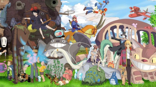 Spirit Dalam Anime Studio Ghibli yang Diangkat dari Cerita Rakyat Jepang
