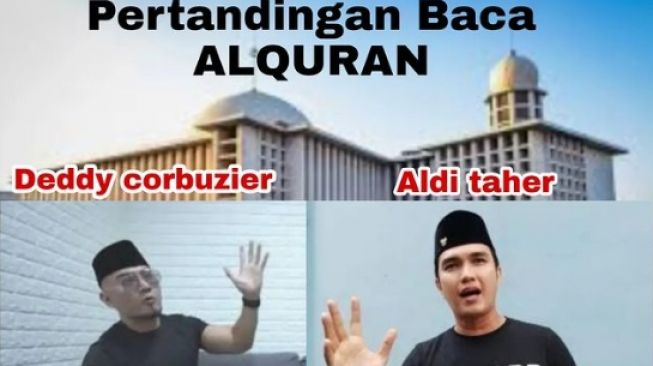 Aldi Taher tantang Deddy Corbuzier tanding baca Al-Quran (instagram)