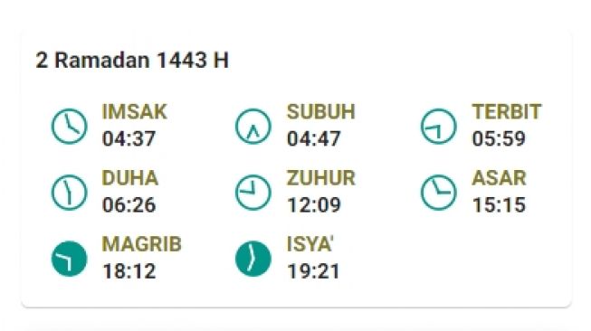 Jadwal buka puasa Bintan