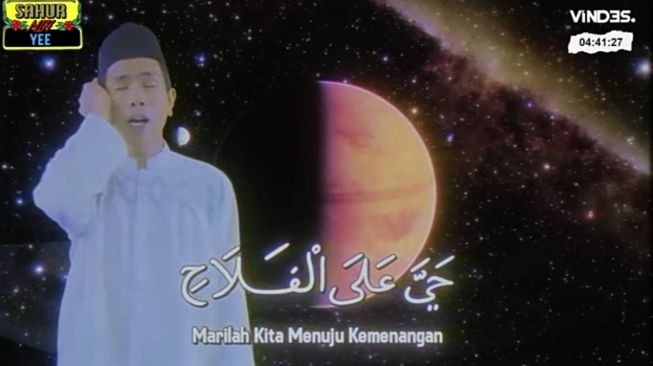 Ari Lesmana Lantunkan Azan Subuh di Acara Sahur Vindes: Bukan Anak Senja Lagi